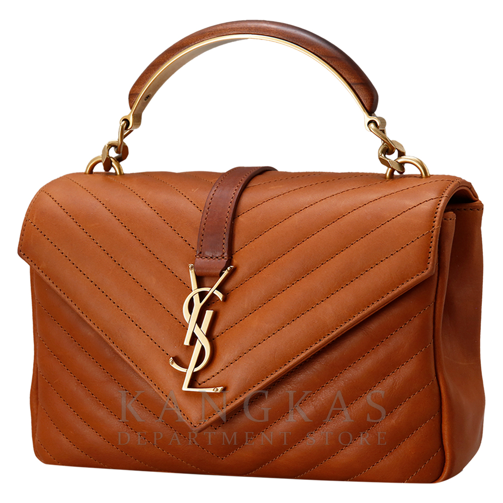 Yves Saint Laurent(USED)생로랑 컬리지 우드  탑핸들