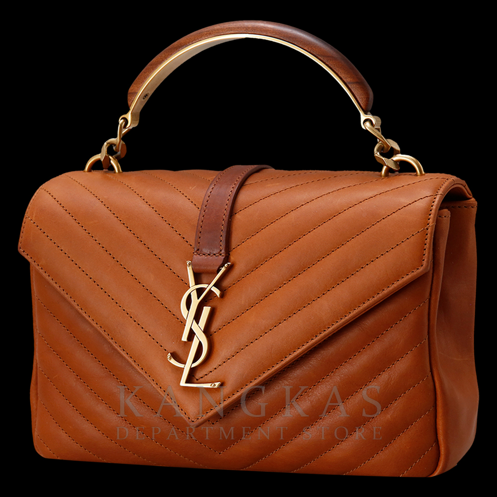 Yves Saint Laurent(USED)생로랑 컬리지 우드  탑핸들