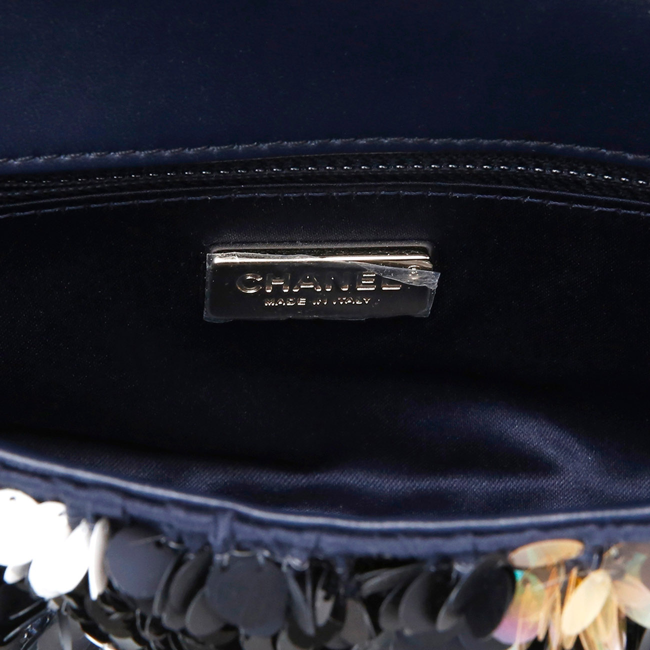 CHANEL(USED)샤넬 스팽글장식 체인숄더