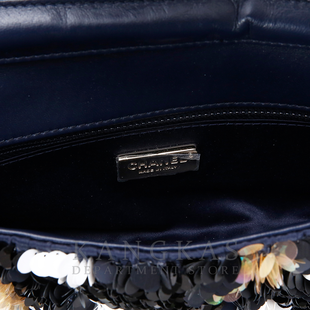 CHANEL(USED)샤넬 스팽글장식 체인숄더