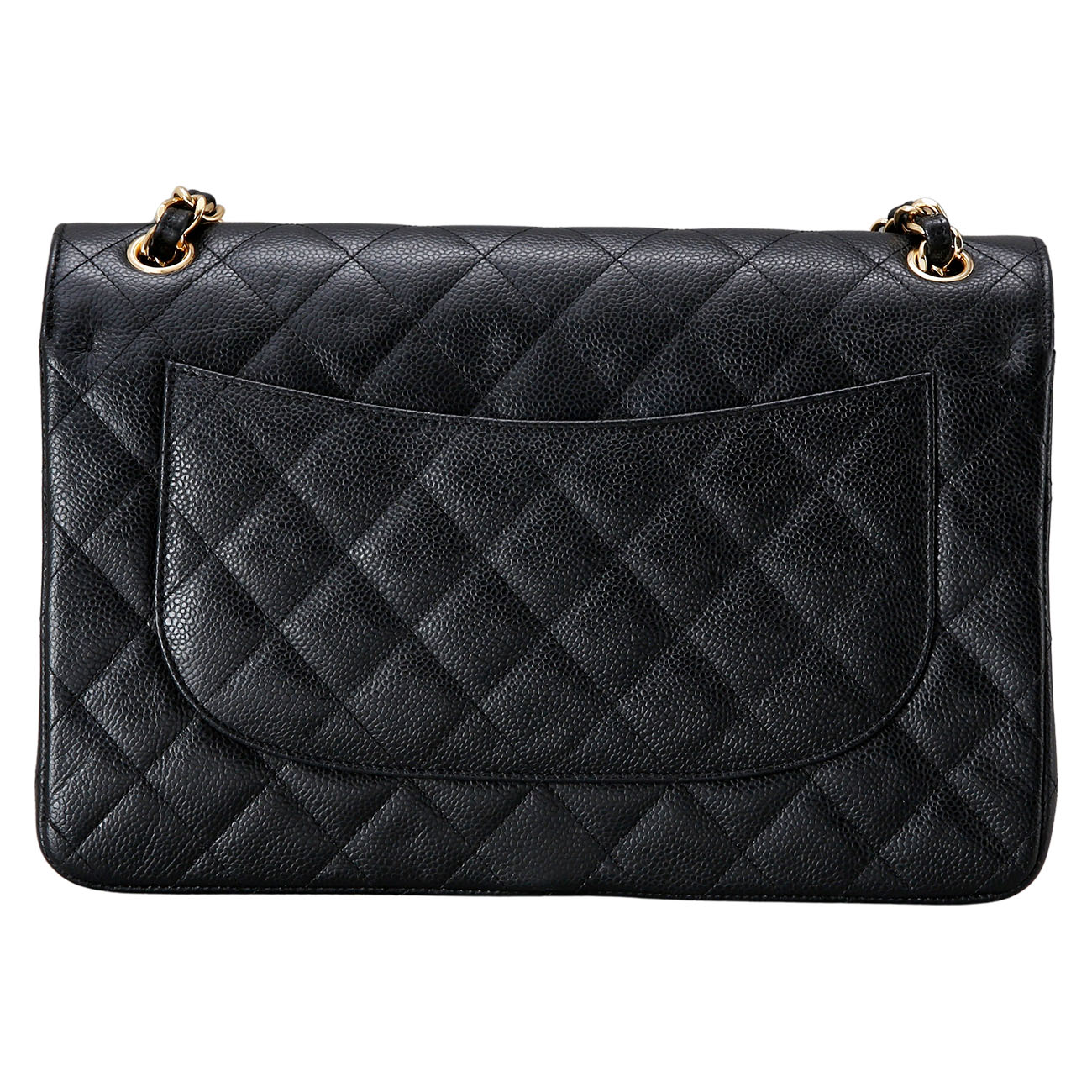 CHANEL(USED)샤넬 클래식 캐비어 점보 블랙