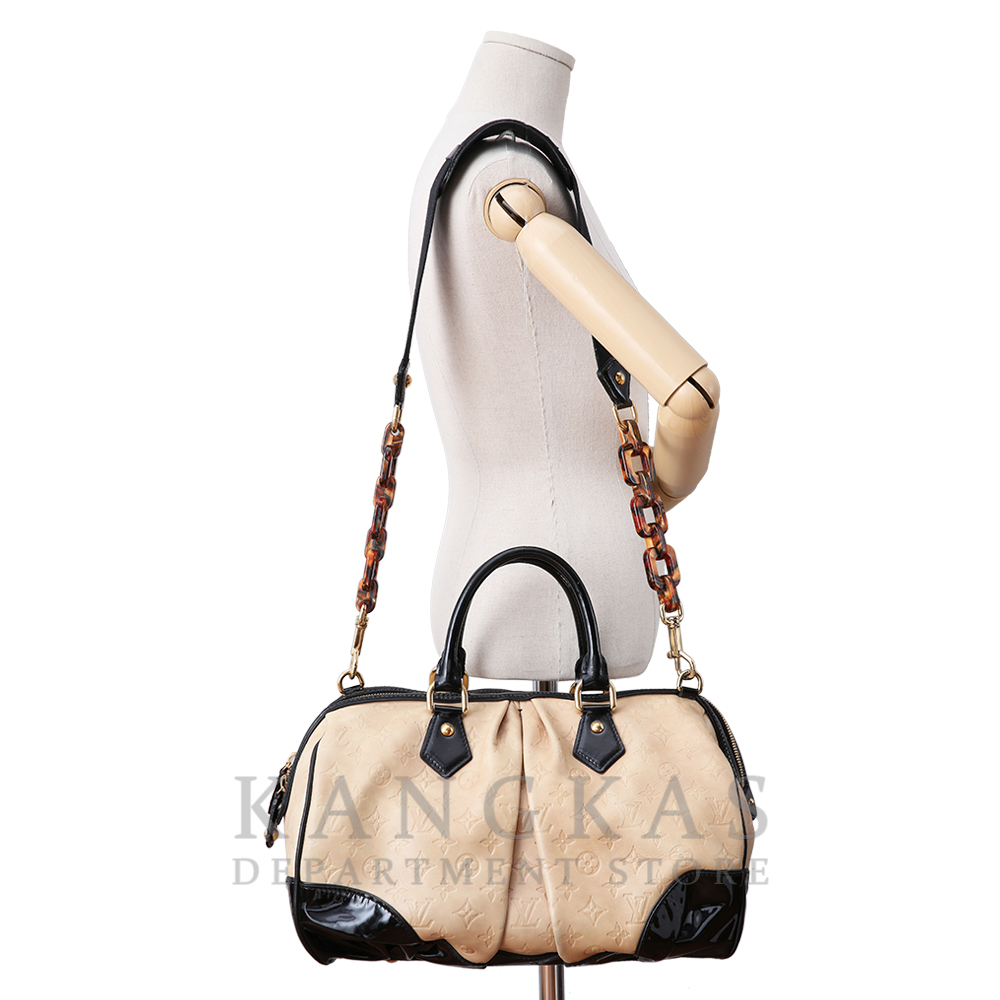 LOUIS VUITTON(USED)루이비통 베이지 레더 토트백