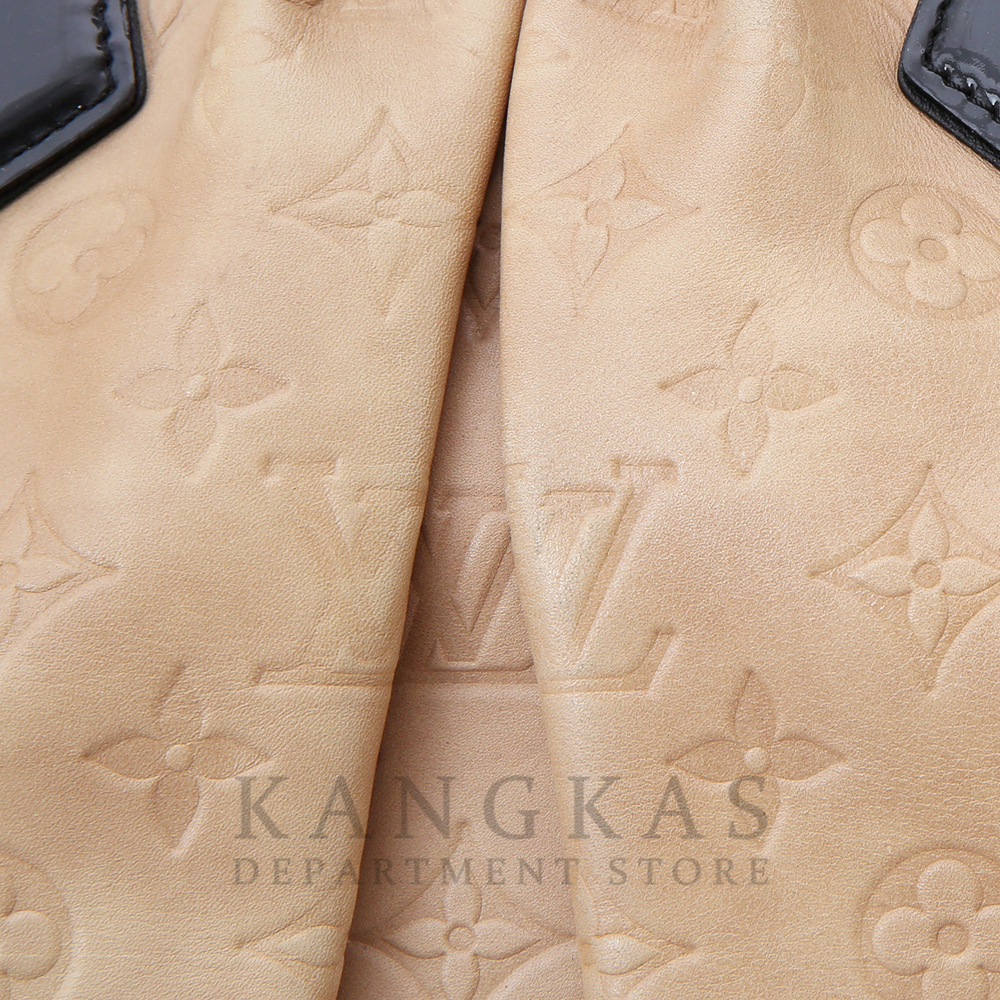 LOUIS VUITTON(USED)루이비통 베이지 레더 토트백