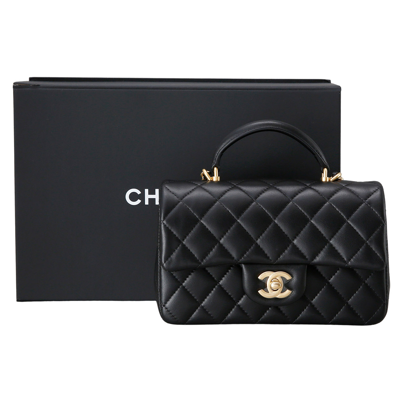 CHANEL(USED)샤넬 뉴미니 탑핸들 크로스백