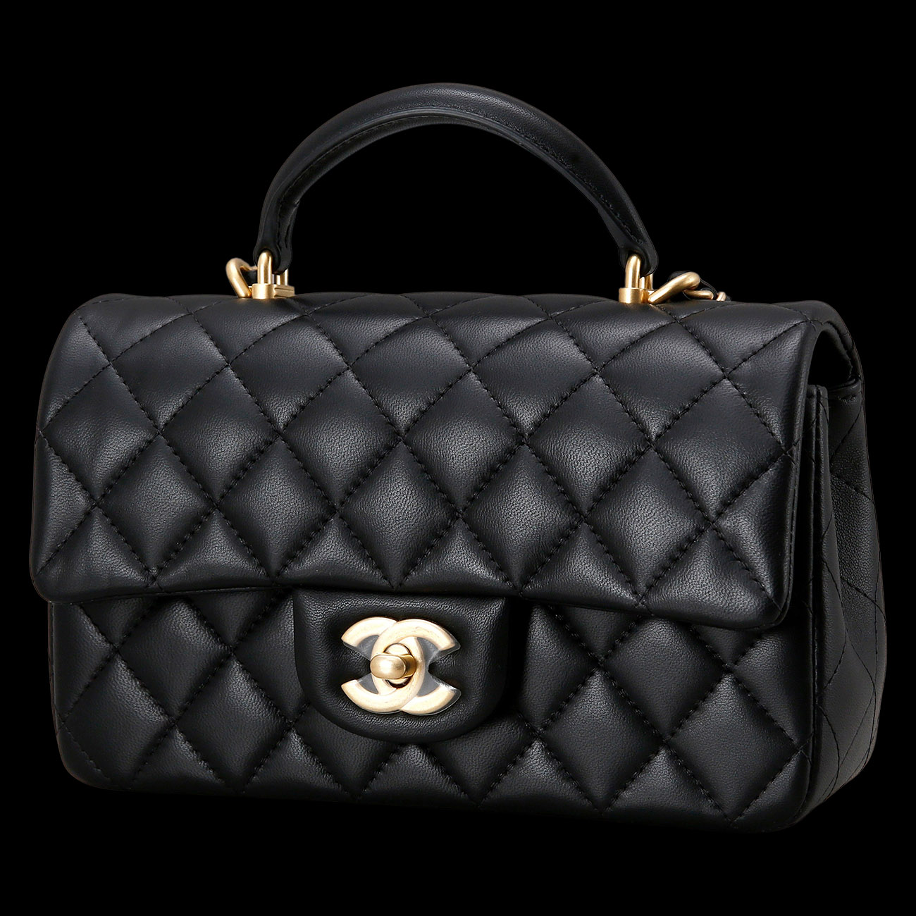 CHANEL(USED)샤넬 뉴미니 탑핸들 크로스백