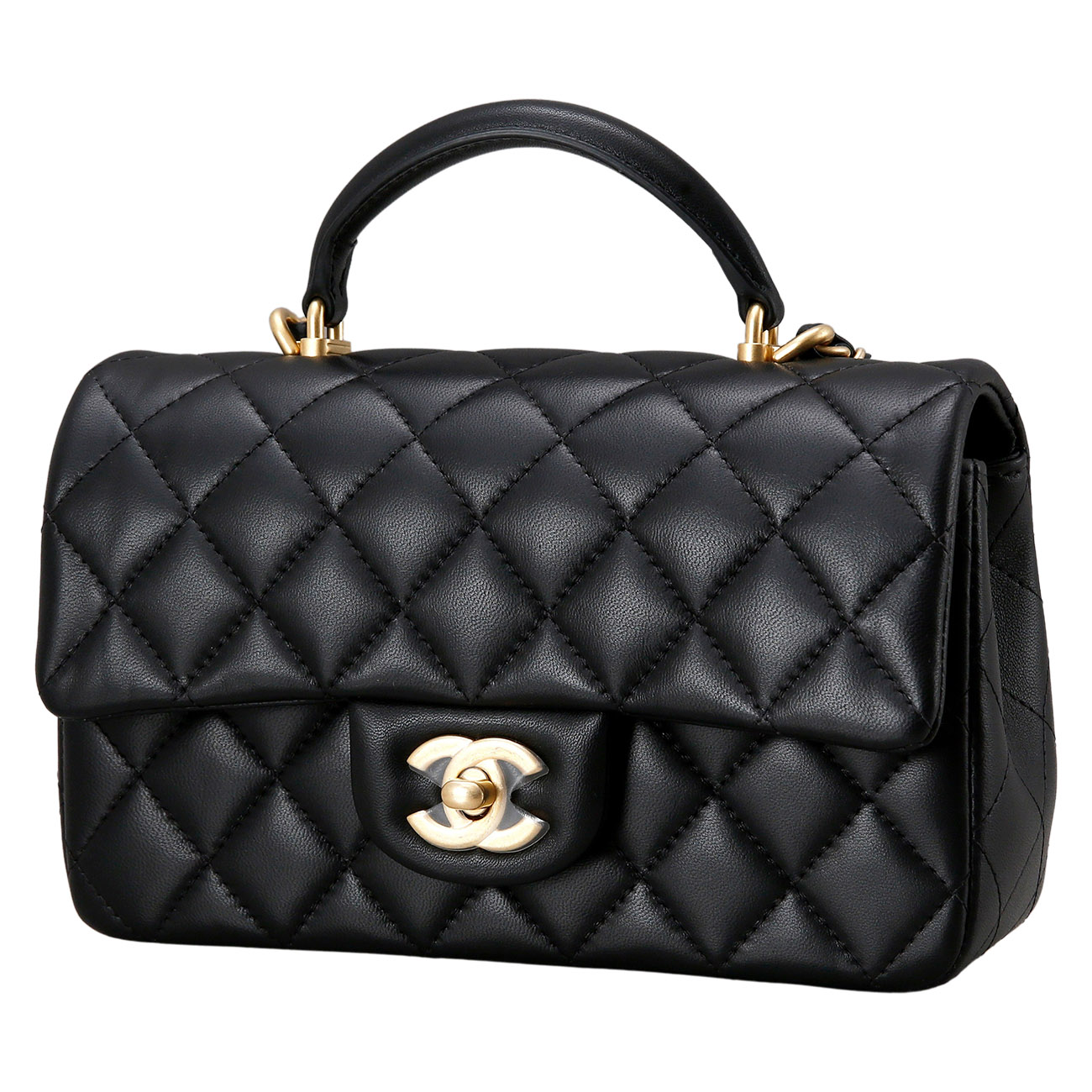 CHANEL(USED)샤넬 뉴미니 탑핸들 크로스백