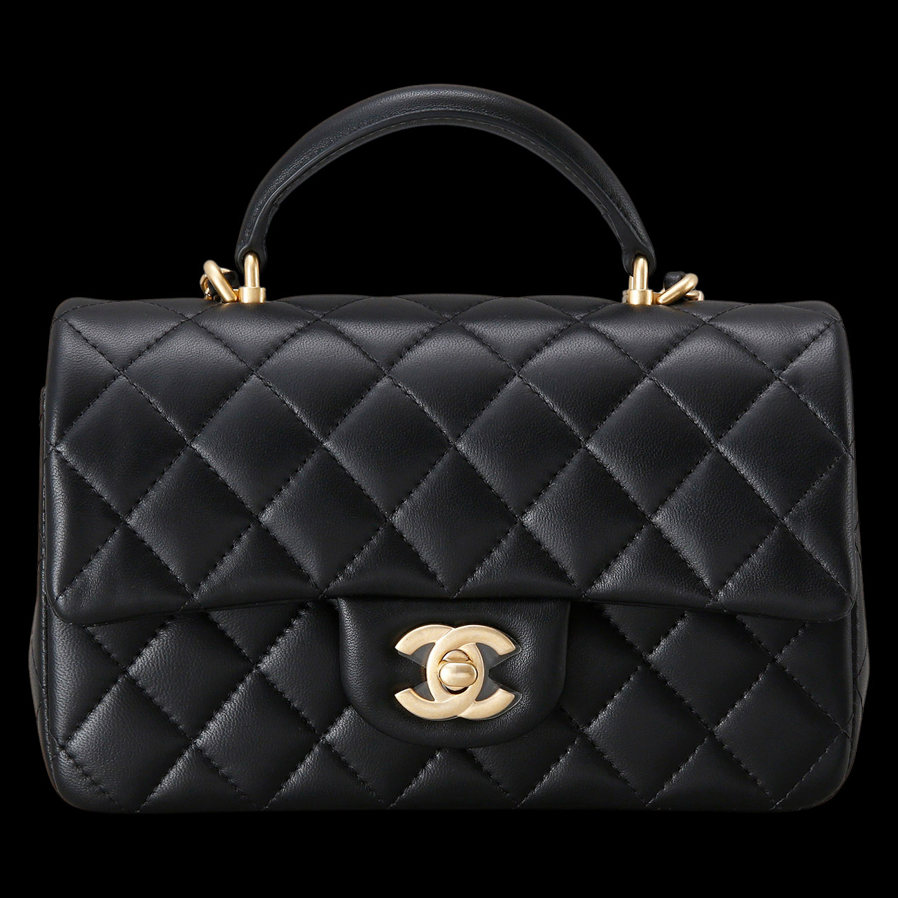 CHANEL(USED)샤넬 뉴미니 탑핸들 크로스백