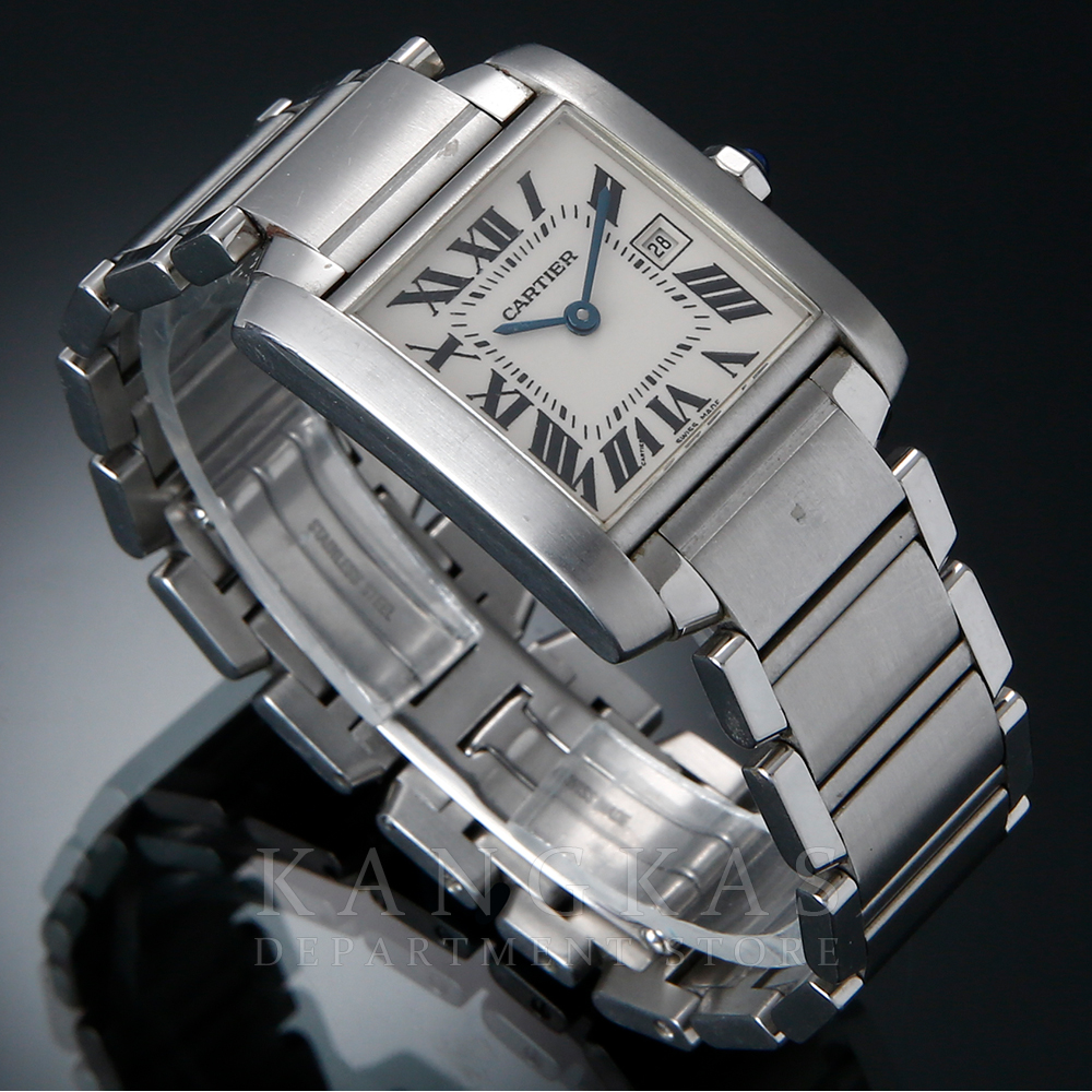 CARTIER(USED)까르띠에 탱크 프랑세스 스틸