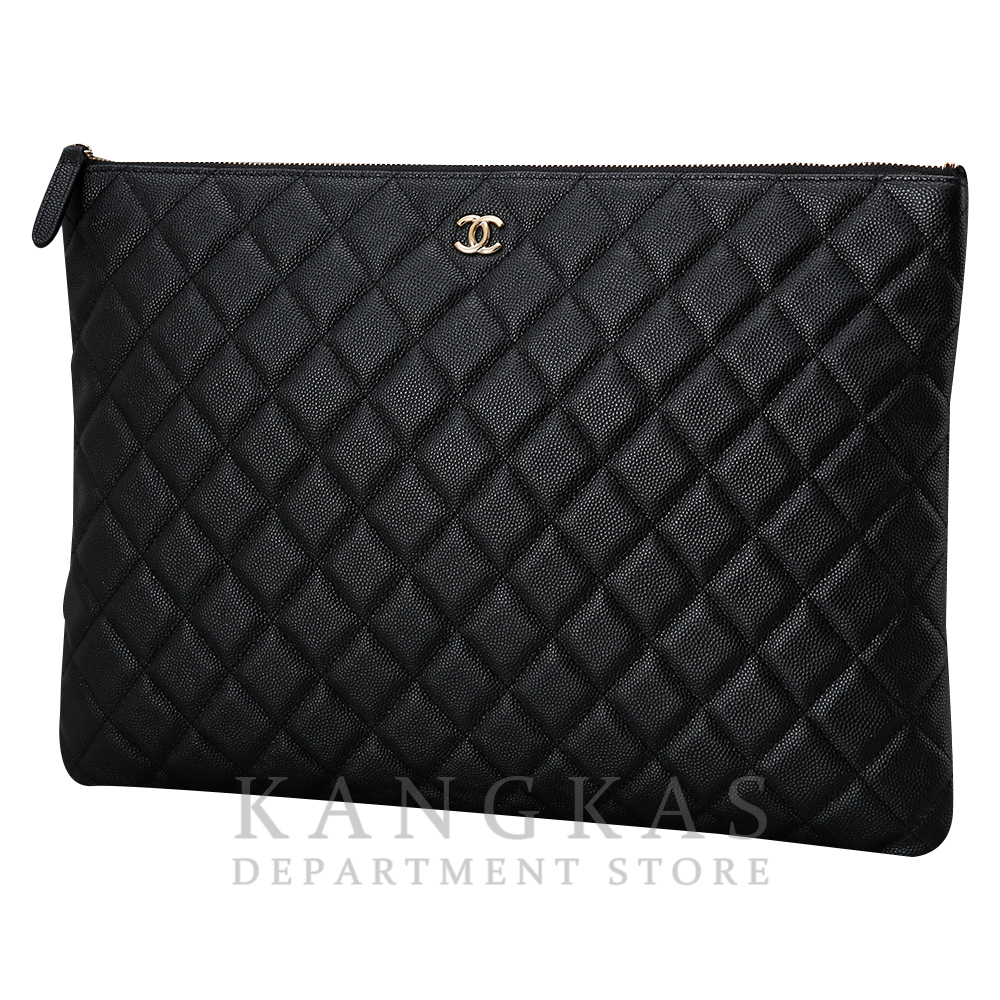 CHANEL(USED)샤넬 클래식 캐비어 클러치 라지