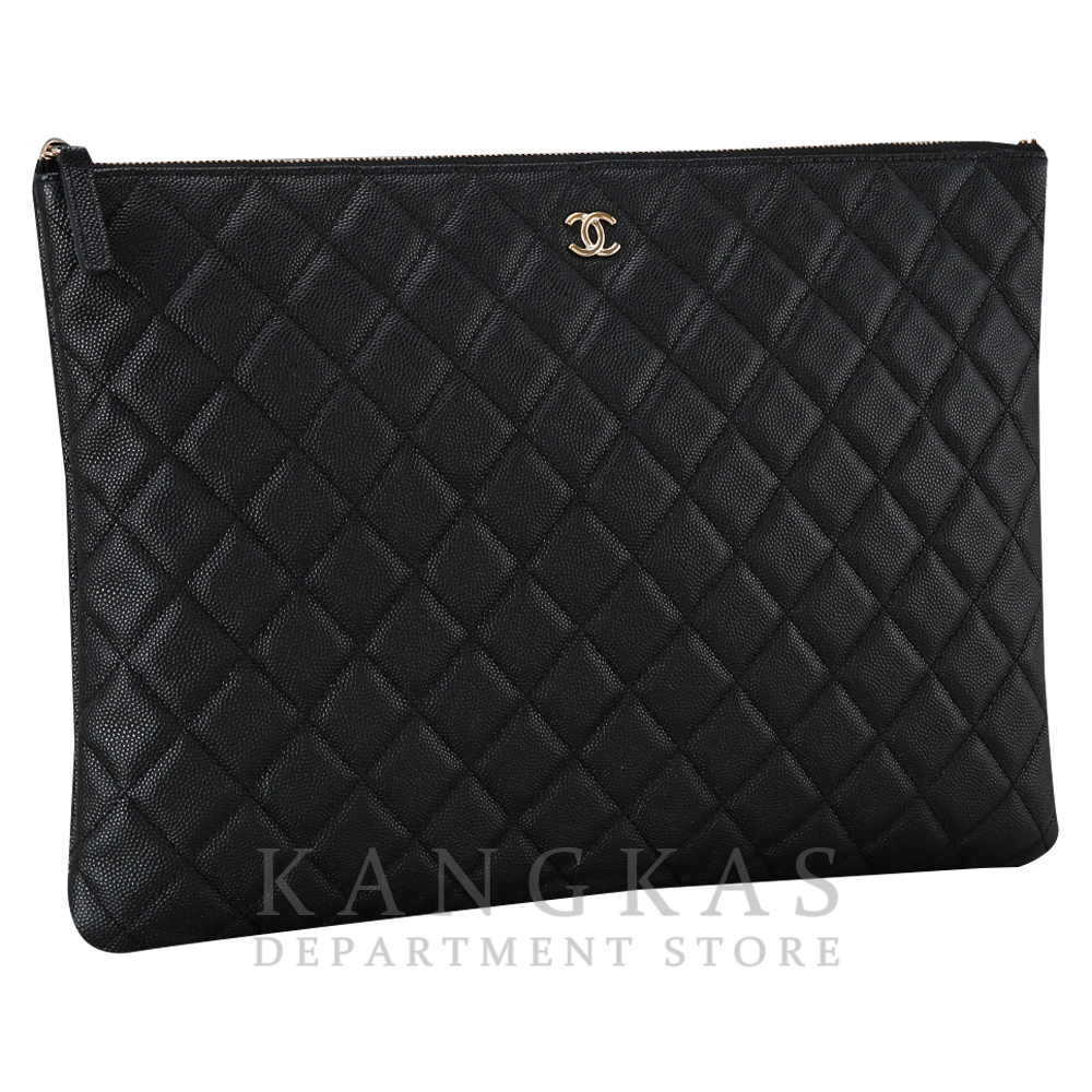 CHANEL(USED)샤넬 클래식 캐비어 클러치 라지