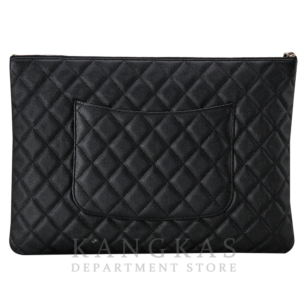 CHANEL(USED)샤넬 클래식 캐비어 클러치 라지