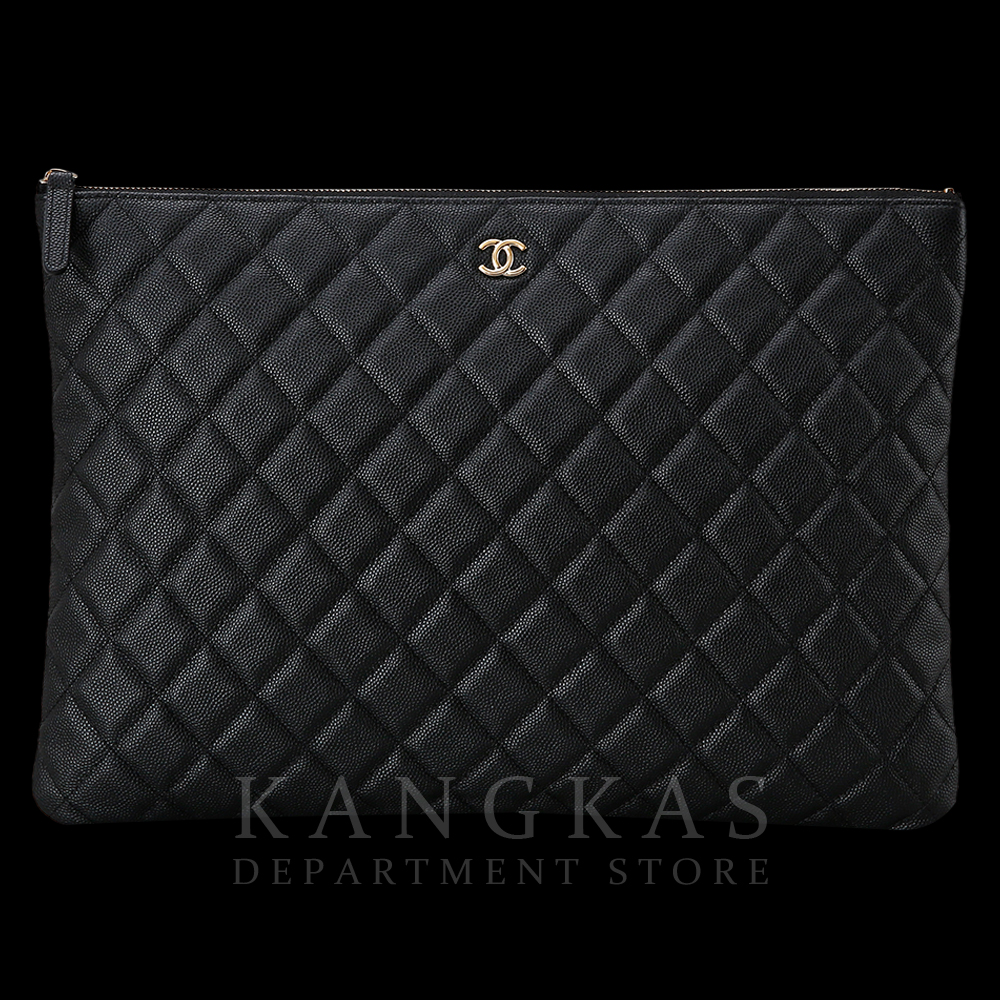 CHANEL(USED)샤넬 클래식 캐비어 클러치 라지