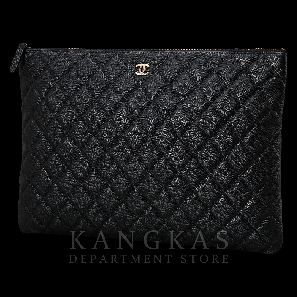 CHANEL(USED)샤넬 클래식 캐비어 클러치 라지