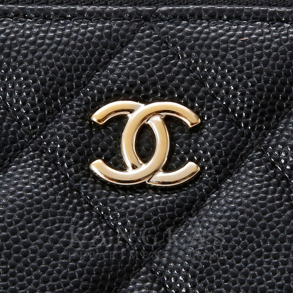 CHANEL(USED)샤넬 클래식 캐비어 클러치 라지