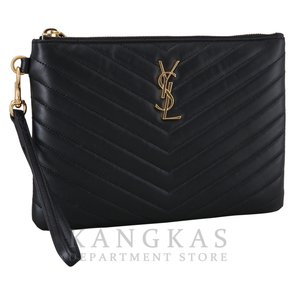 Yves Saint Laurent(USED)생로랑 모노그램 쉐브론 클러치 미듐