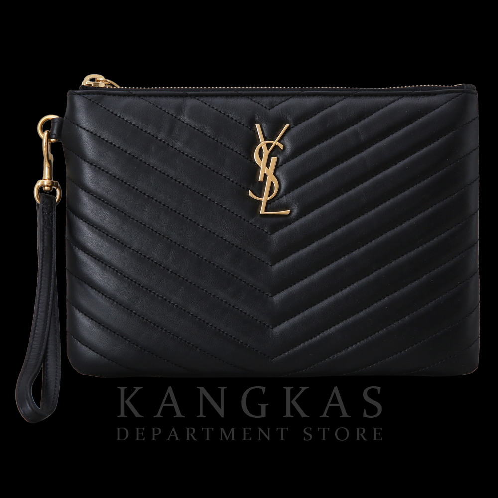Yves Saint Laurent(USED)생로랑 모노그램 쉐브론 클러치 미듐