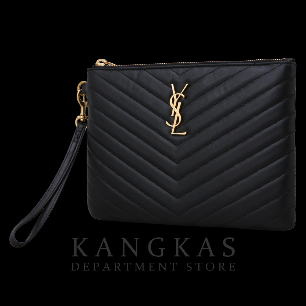 Yves Saint Laurent(USED)생로랑 모노그램 쉐브론 클러치 미듐