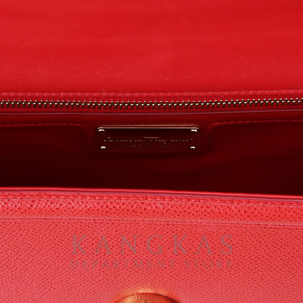 FERRAGAMO(USED) 페레가모 바라리본 체인 숄더백
