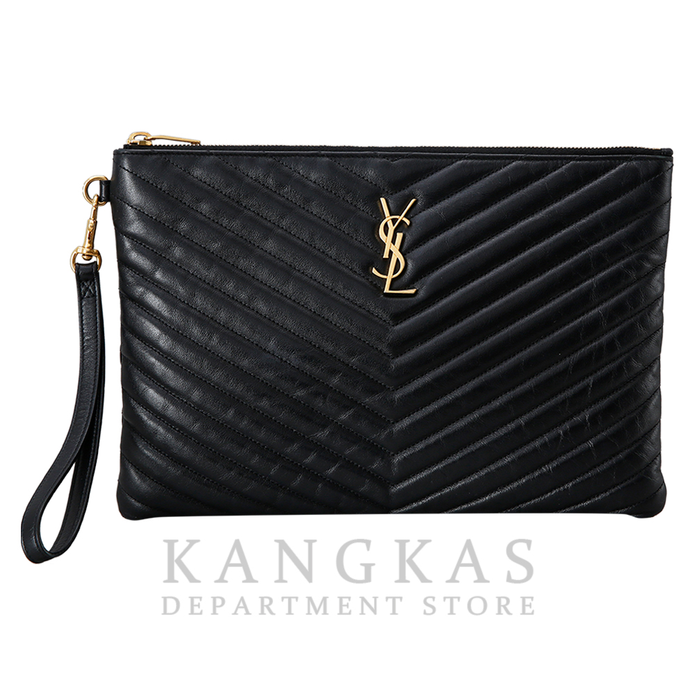 Yves Saint Laurent(USED)생로랑 모노그램 쉐브론 클러치