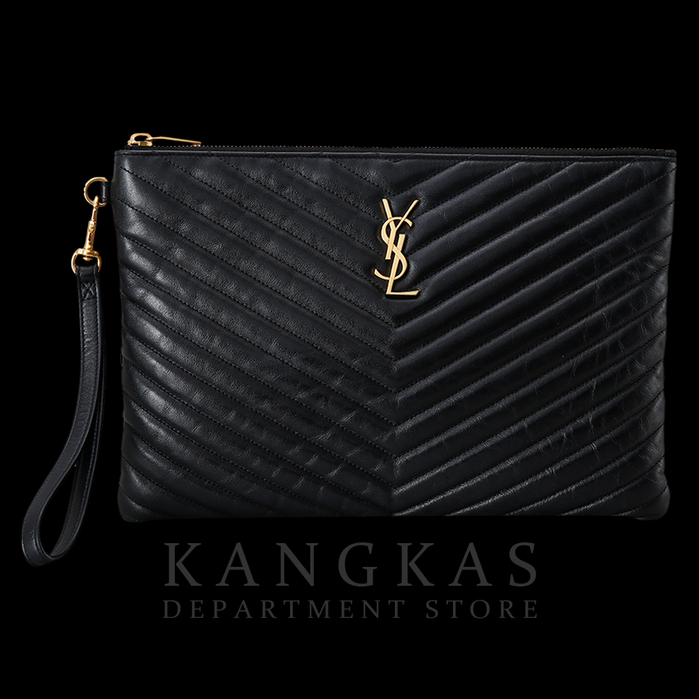 Yves Saint Laurent(USED)생로랑 모노그램 쉐브론 클러치