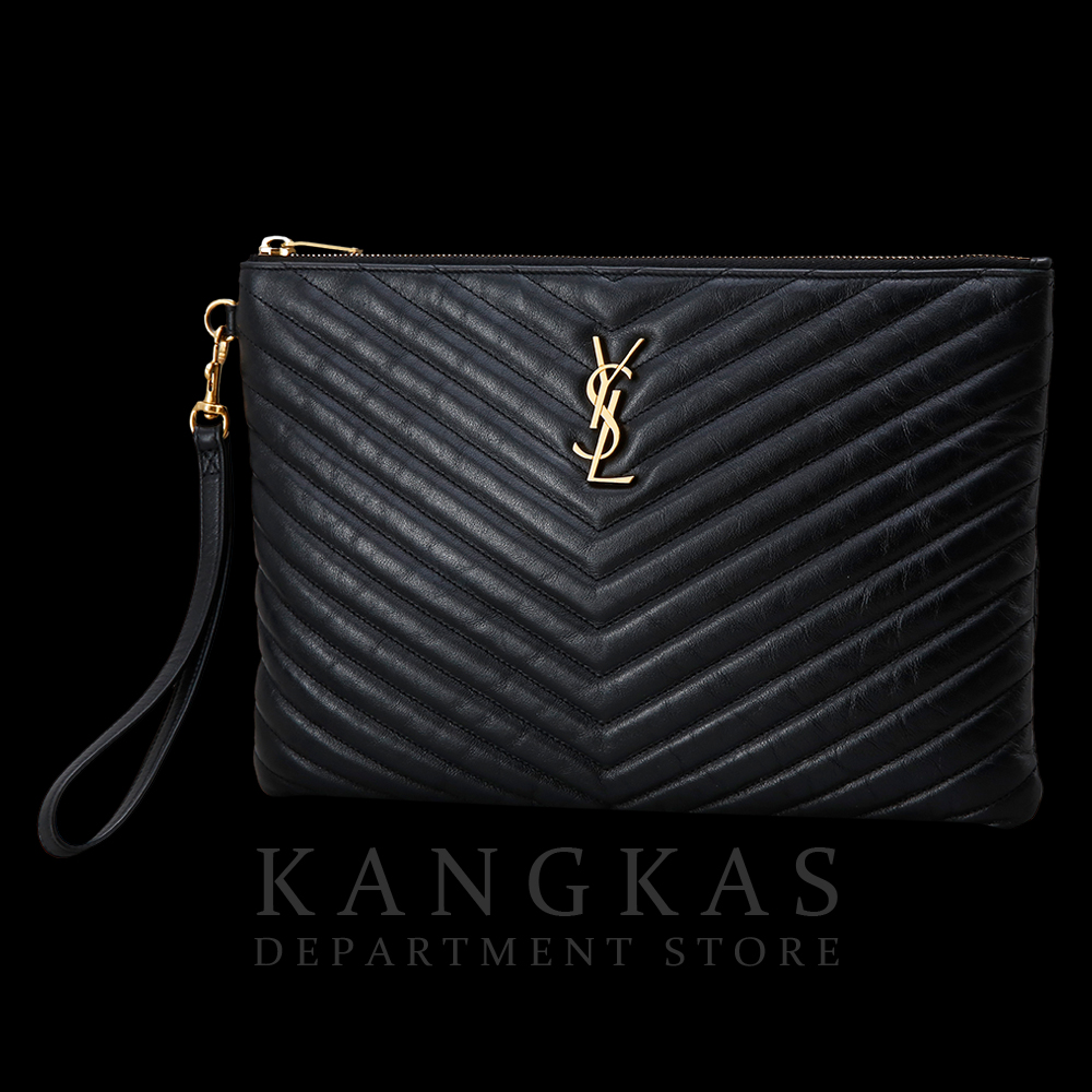 Yves Saint Laurent(USED)생로랑 모노그램 쉐브론 클러치