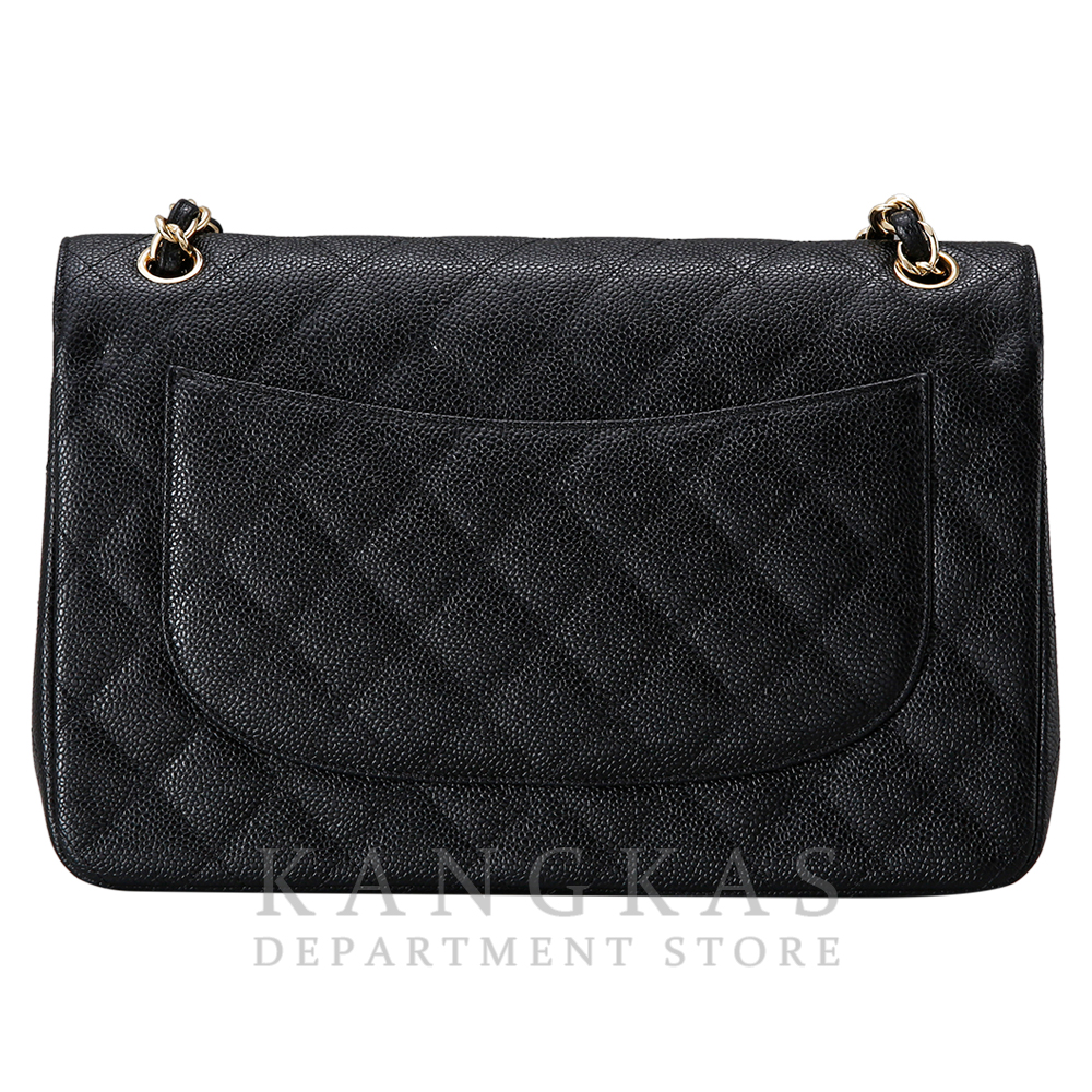 CHANEL(USED)샤넬 클래식 캐비어 점보 블랙