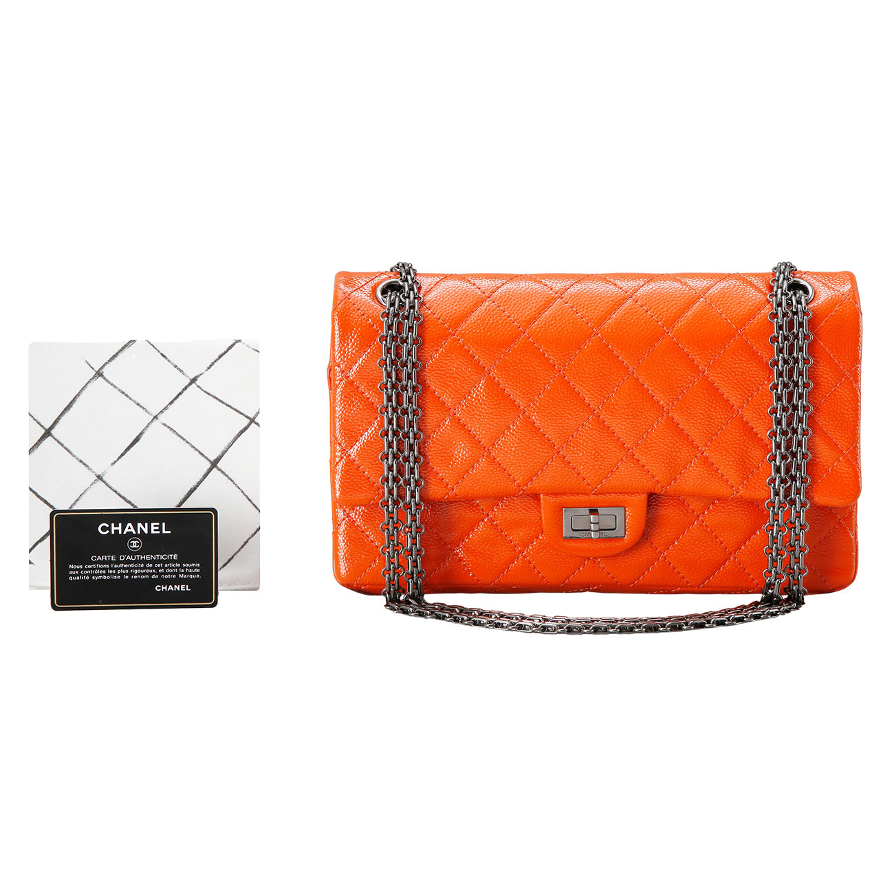 CHANEL(USED)샤넬 2.55 빈티지 페이던트 라지