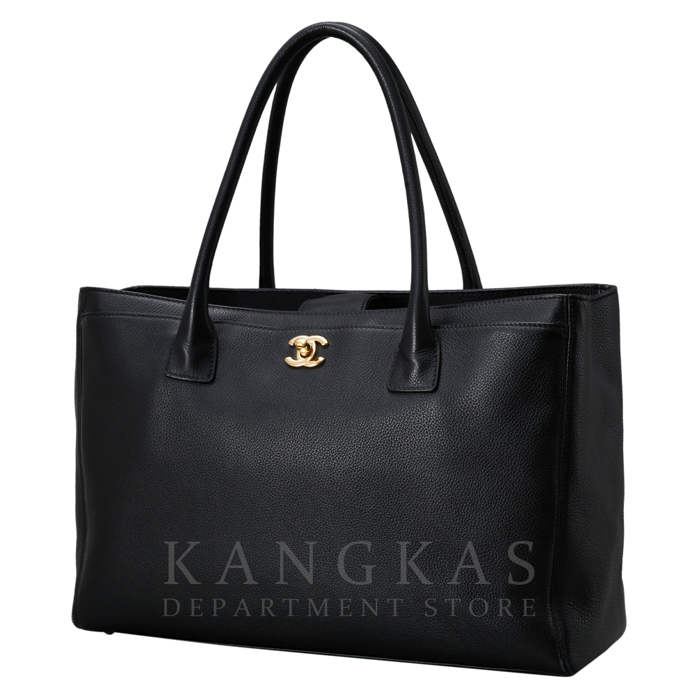 CHANEL(USED)샤넬 서프백 블랙 금장