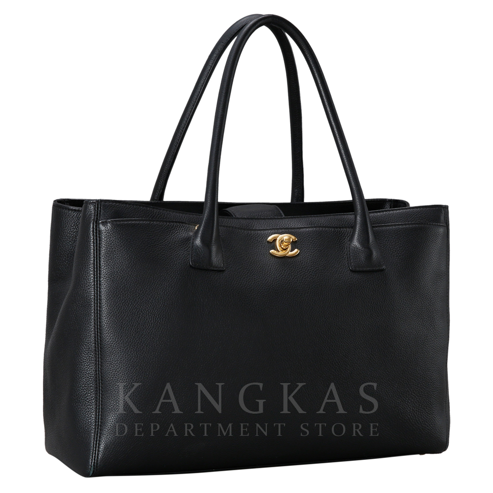 CHANEL(USED)샤넬 서프백 블랙 금장