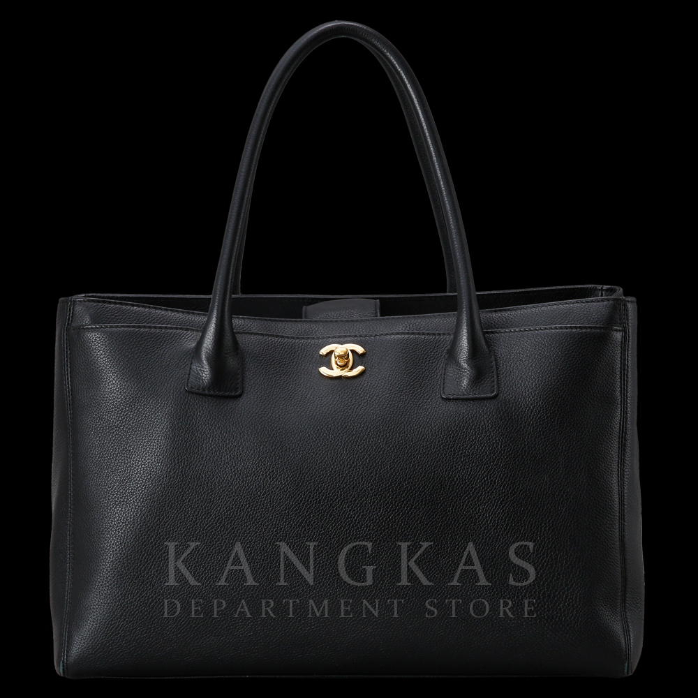CHANEL(USED)샤넬 서프백 블랙 금장