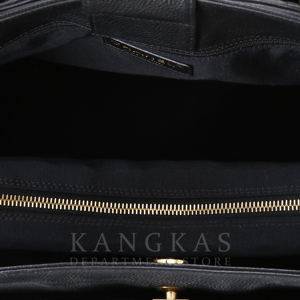 CHANEL(USED)샤넬 서프백 블랙 금장