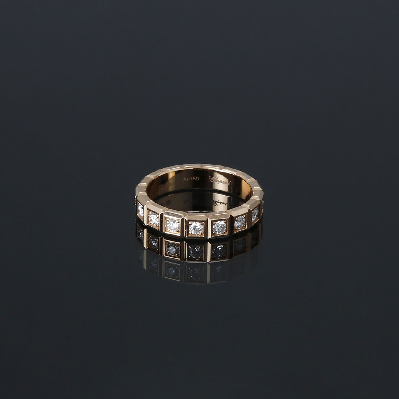 CHOPARD(USED) 쇼파드 다이아 아이스큐브링 #50