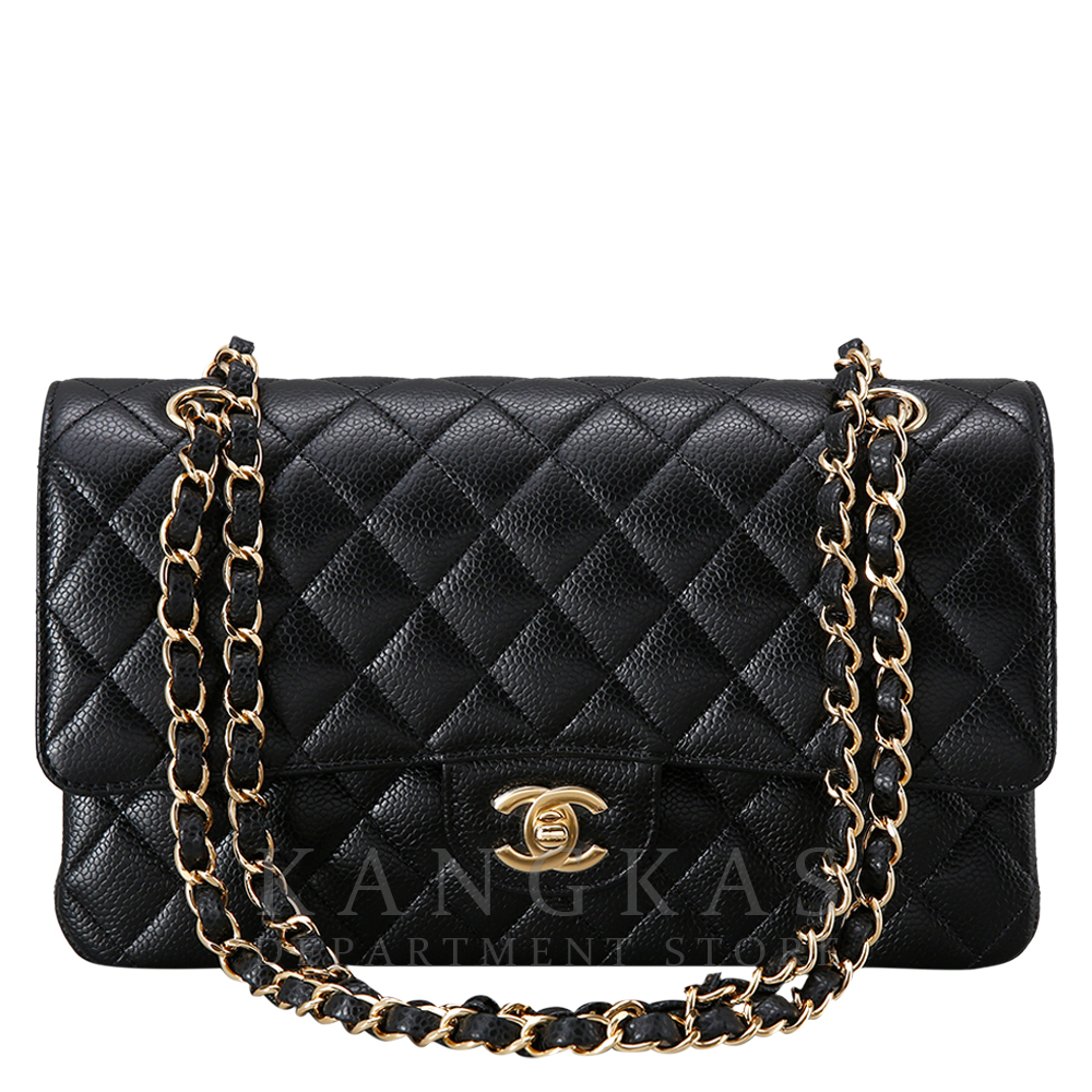 CHANEL(USED)샤넬 클래식 캐비어 미듐