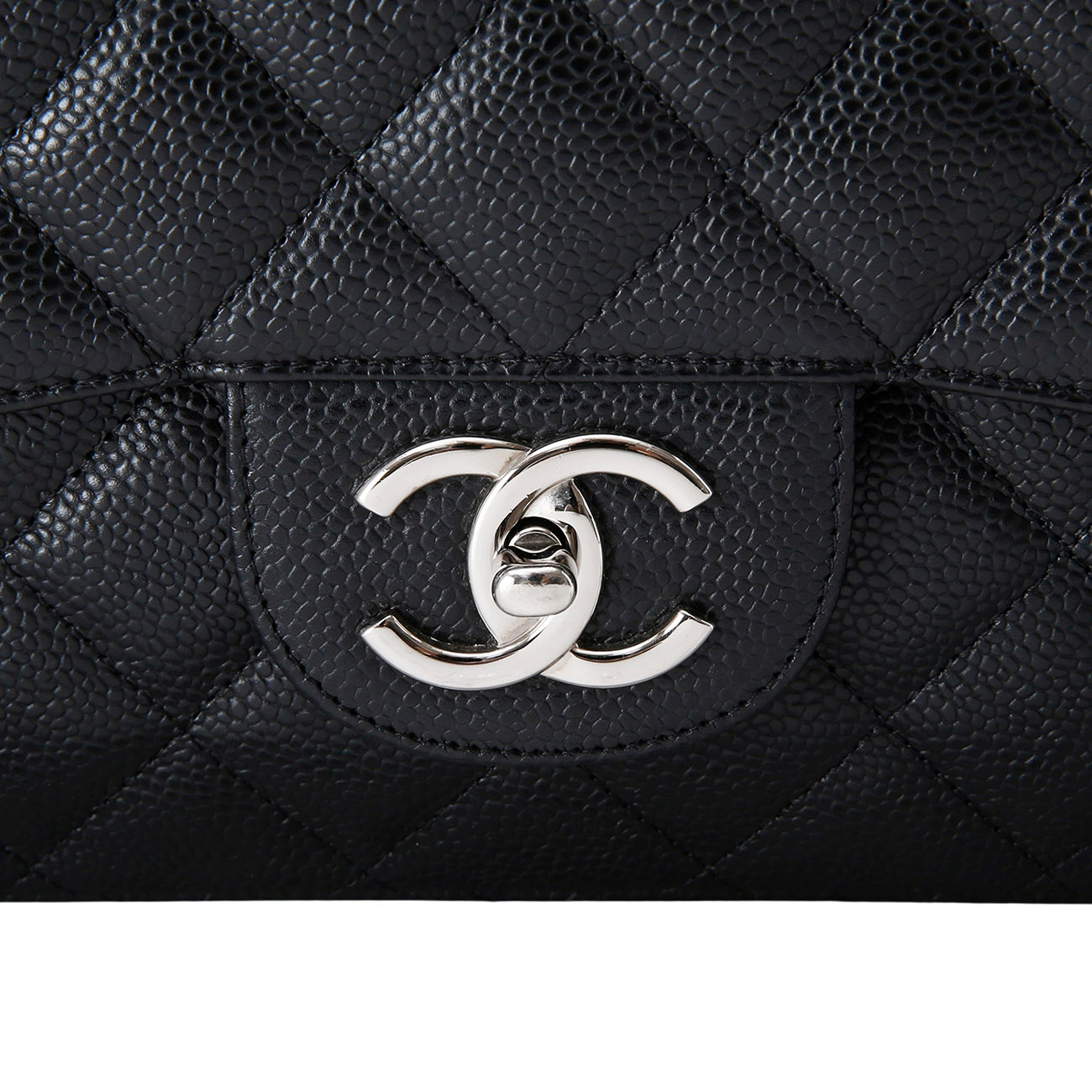 CHANEL(USED)샤넬 클래식 캐비어 맥시 블랙