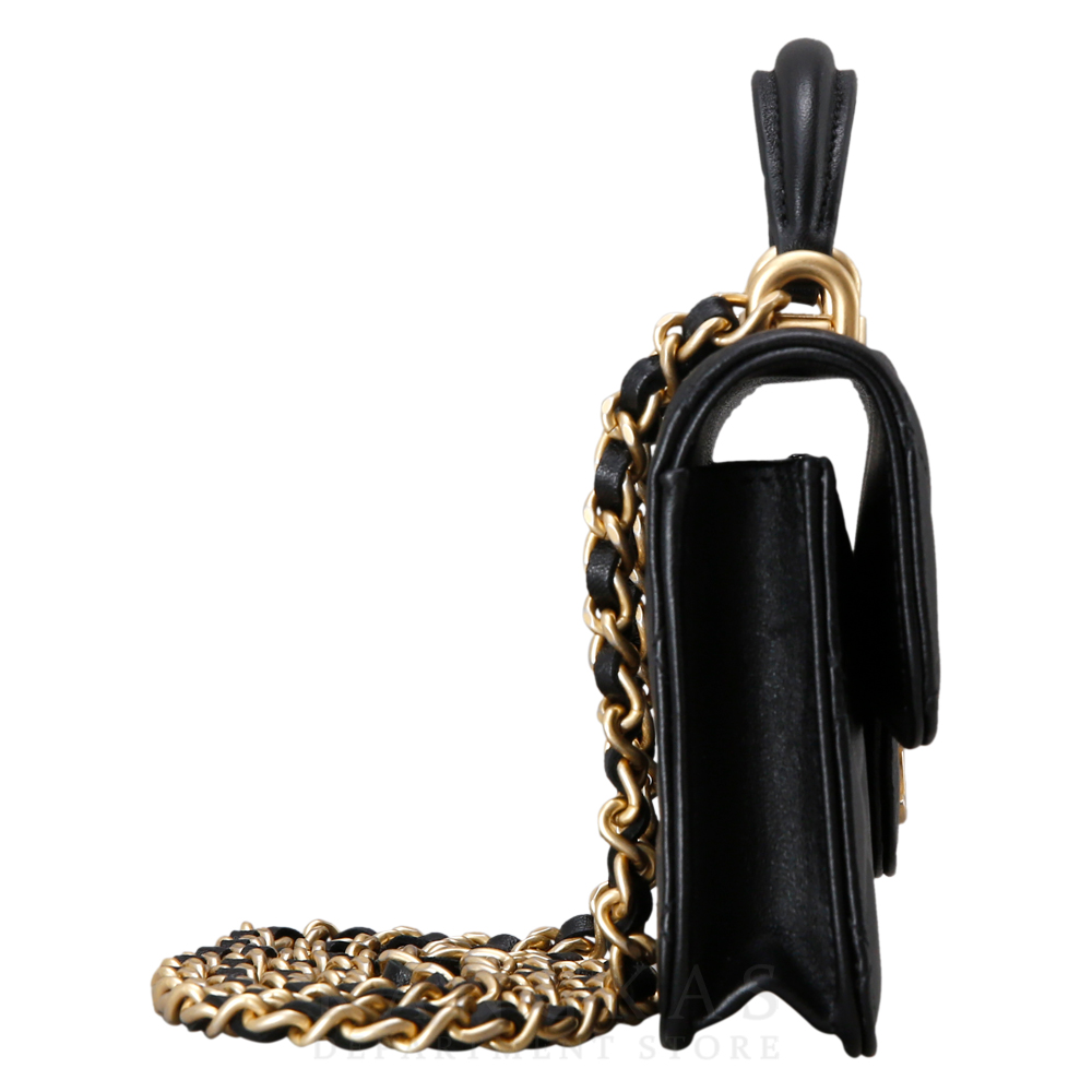 CHANEL(USED)샤넬  탑핸들 체인 월릿