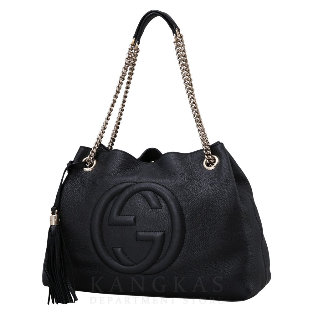 GUCCI(USED) 구찌 소호 테슬 체인 숄더백