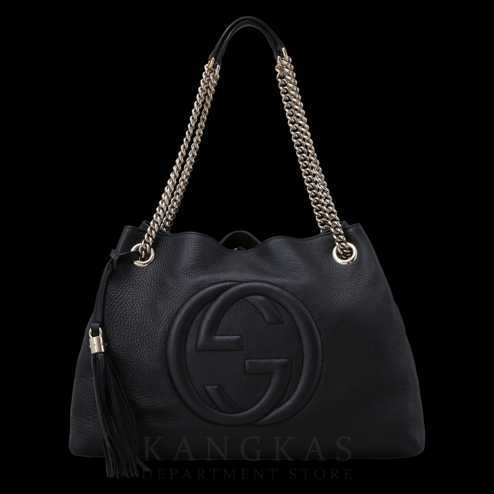 GUCCI(USED) 구찌 소호 테슬 체인 숄더백