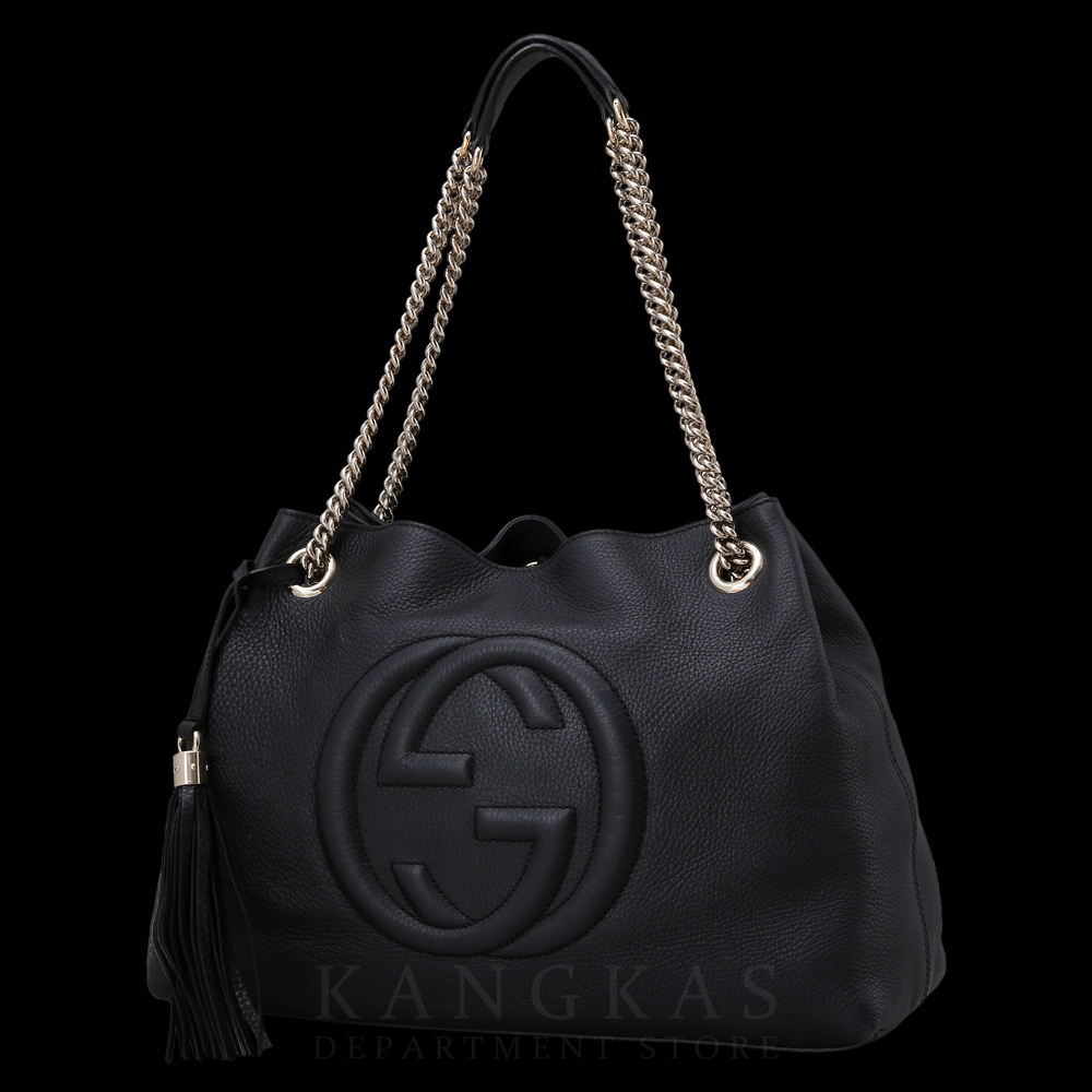 GUCCI(USED) 구찌 소호 테슬 체인 숄더백