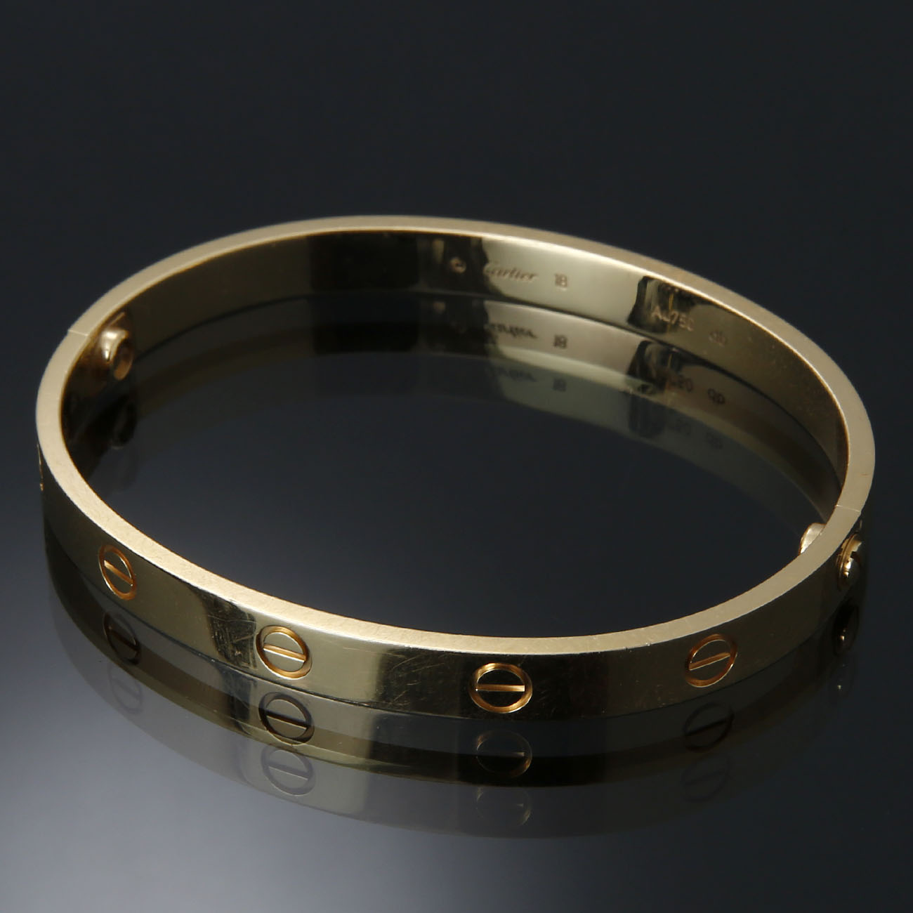 CARTIER(USED)까르띠에 러브 브레이슬릿 18#