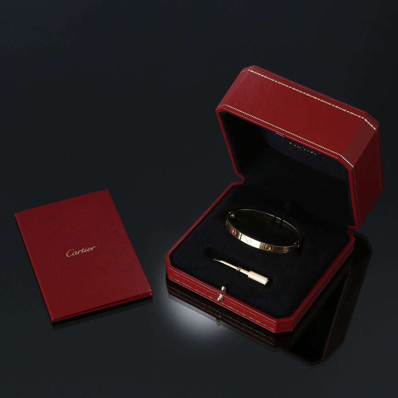 CARTIER(USED)까르띠에 러브 브레이슬릿 18#