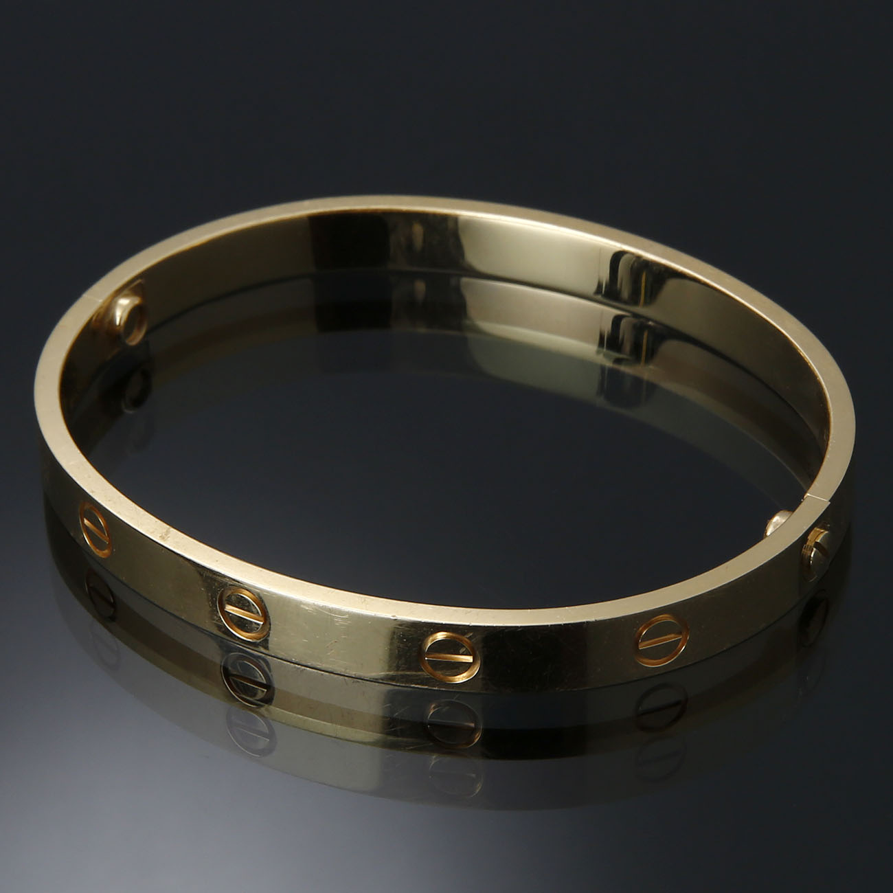 CARTIER(USED)까르띠에 러브 브레이슬릿 18#