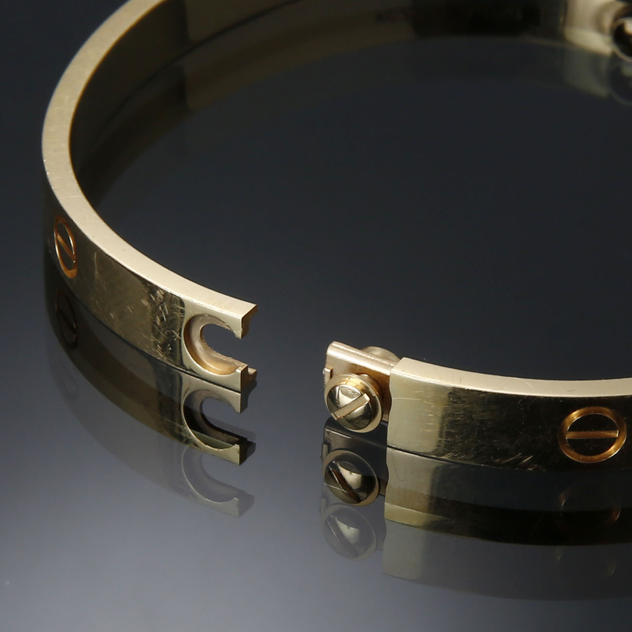 CARTIER(USED)까르띠에 러브 브레이슬릿 18#