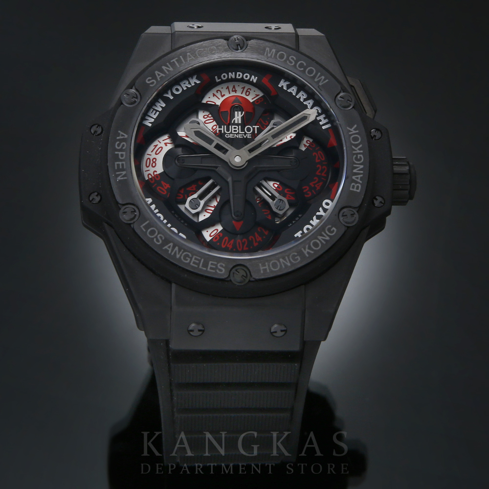 HUBLOT(USED)위블로  빅뱅 킹파워 GMT 블랙 세라믹