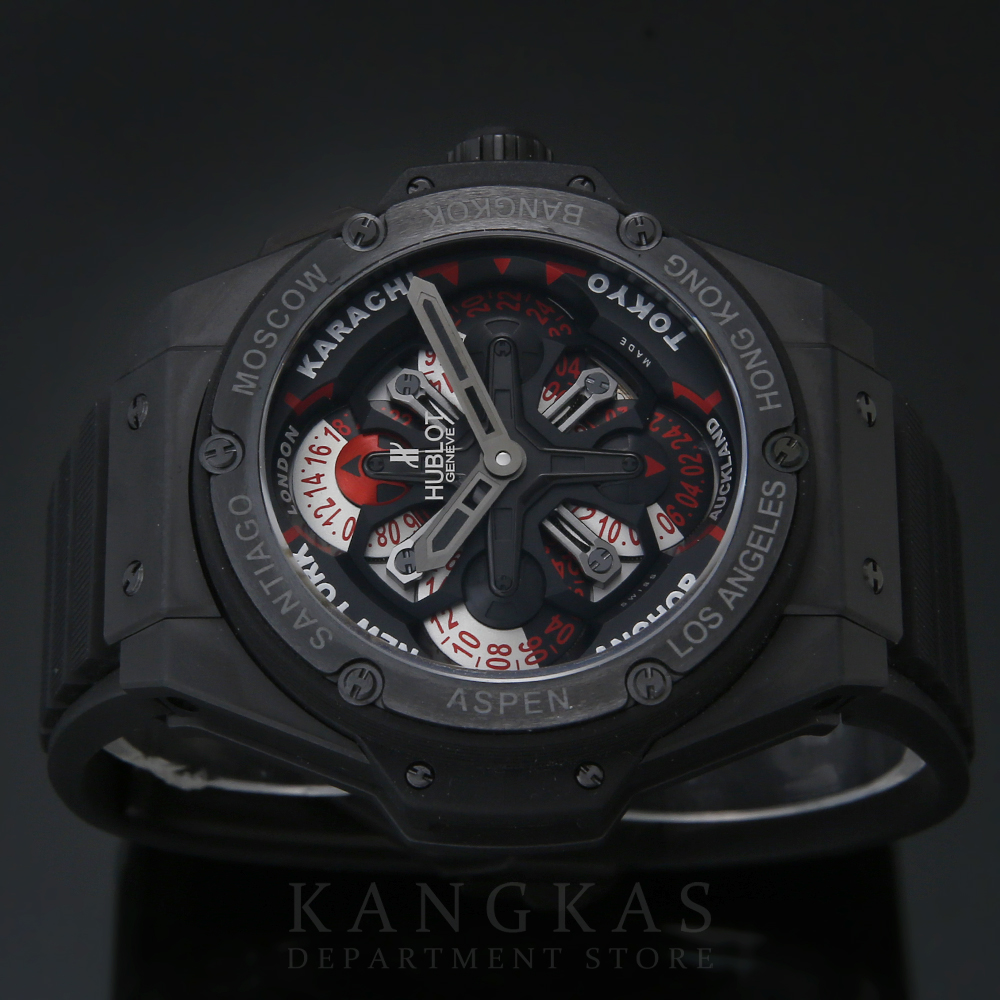 HUBLOT(USED)위블로  빅뱅 킹파워 GMT 블랙 세라믹