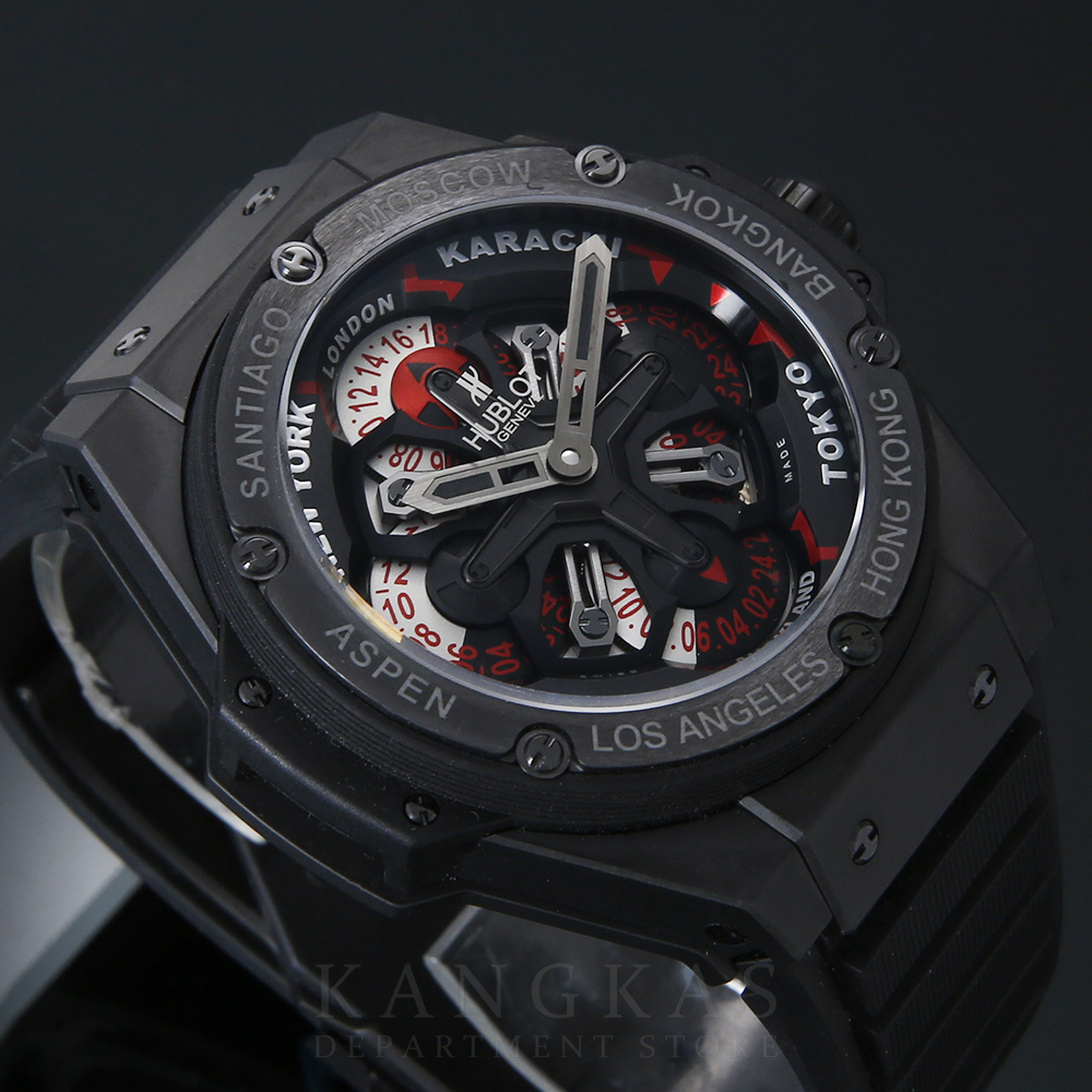 HUBLOT(USED)위블로  빅뱅 킹파워 GMT 블랙 세라믹