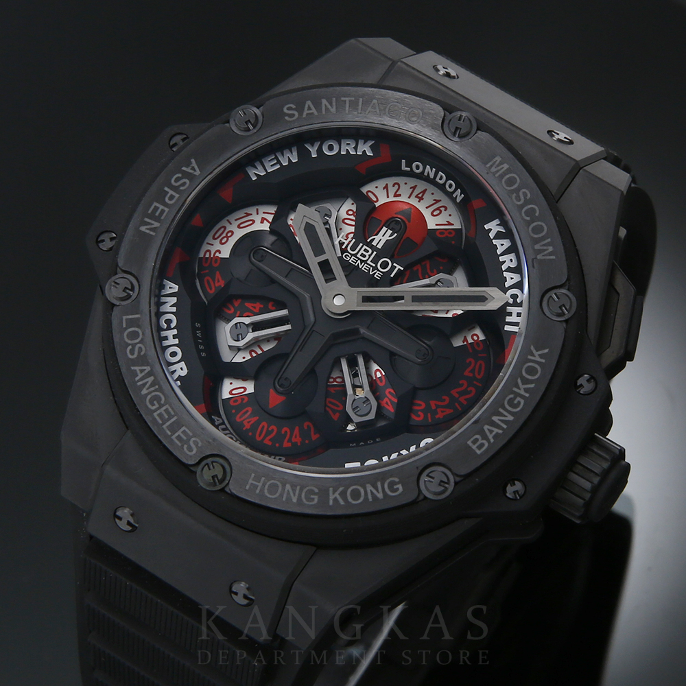 HUBLOT(USED)위블로  빅뱅 킹파워 GMT 블랙 세라믹