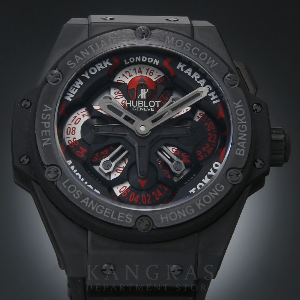 HUBLOT(USED)위블로  빅뱅 킹파워 GMT 블랙 세라믹