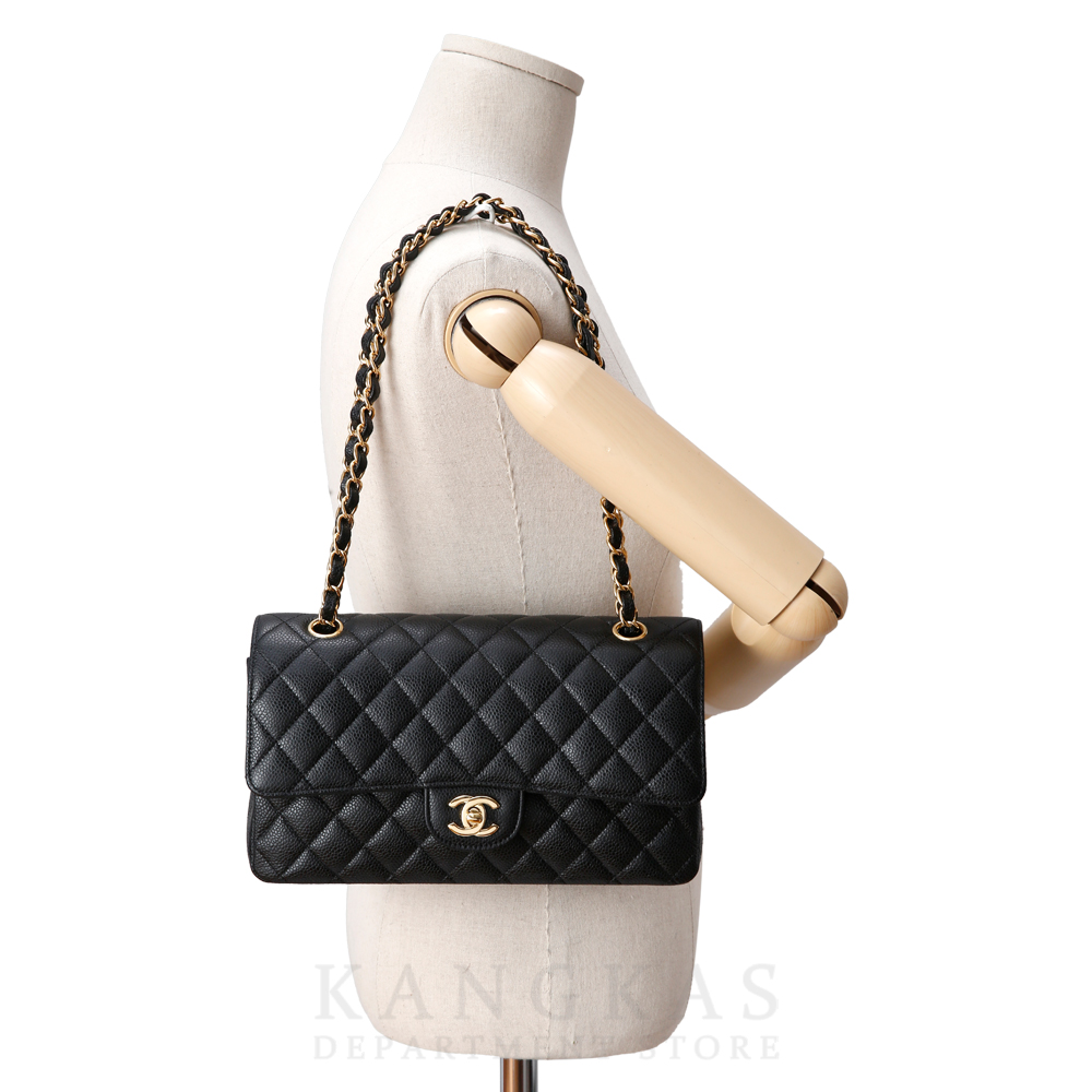 CHANEL(USED)샤넬 클래식 캐비어 미듐