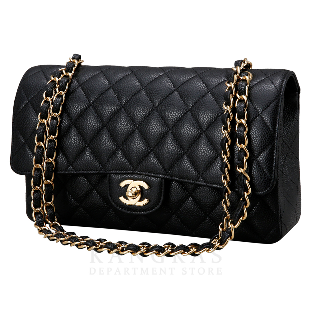CHANEL(USED)샤넬 클래식 캐비어 미듐
