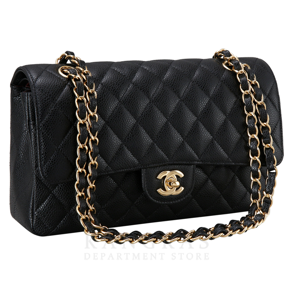 CHANEL(USED)샤넬 클래식 캐비어 미듐